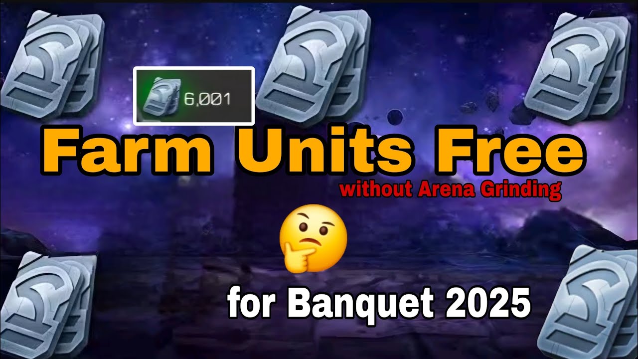 How to Farm units upto 3000/- Free | banquet 2025{| #mcoc 