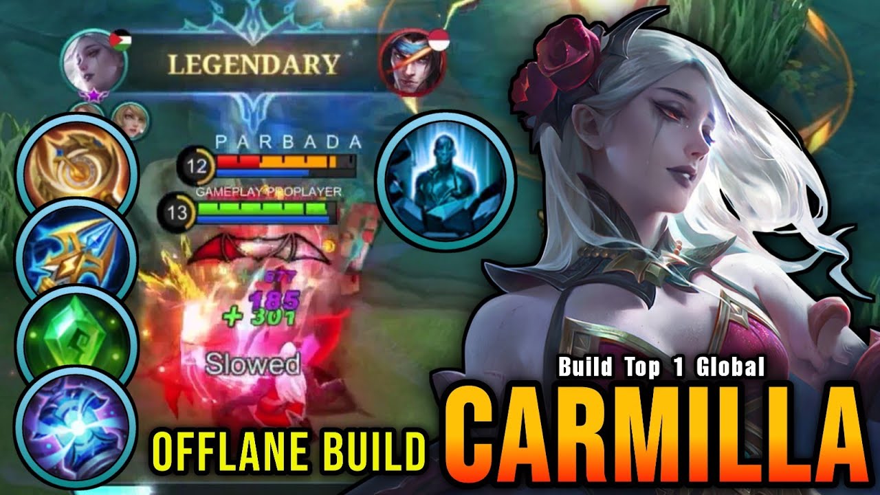 Offlane Monster!! Carmilla Brutal Damage Build - Build Top 1 Global Carmilla ~ MLBB