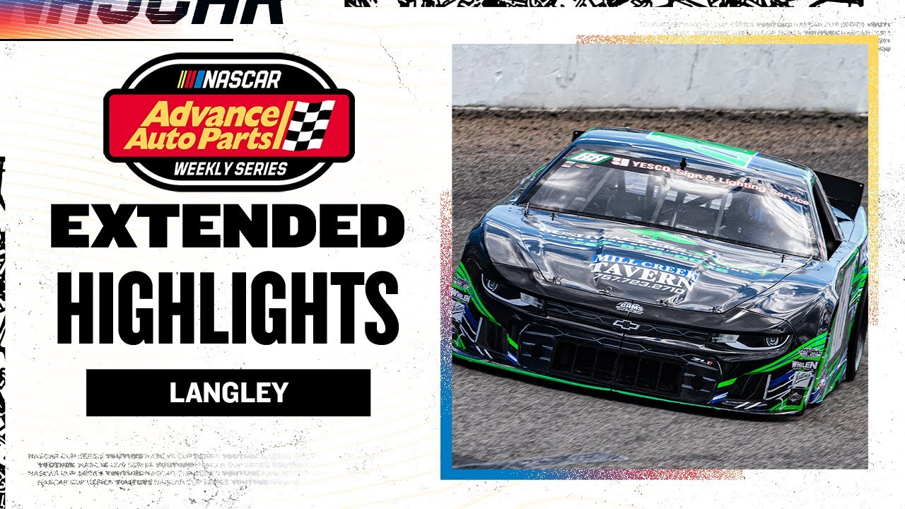 NASCAR official highlights: Weekly series action from Langley Speedway, August 30th