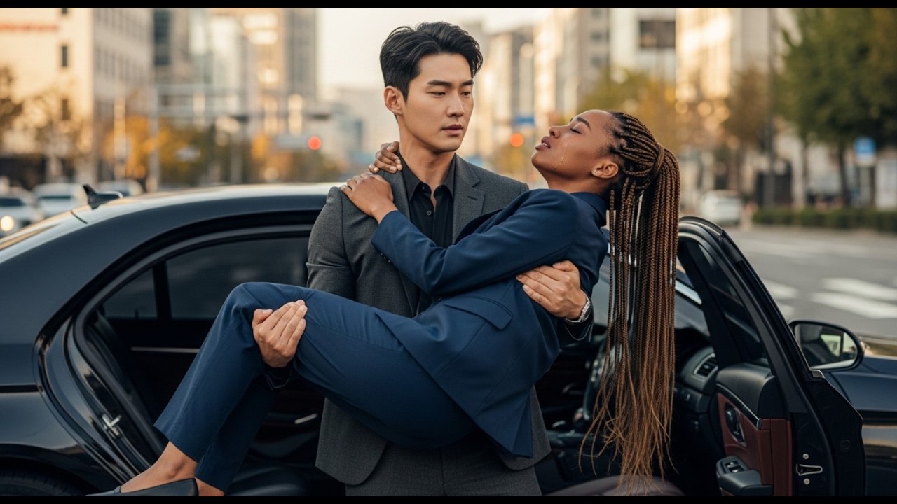 Black Woman Walked Into Traffic… Korean CEO Saved Her — Then Destroyed The Man Who Ruined Her