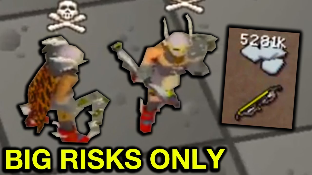 I'm The Only Runescape Pker That Risks This Much