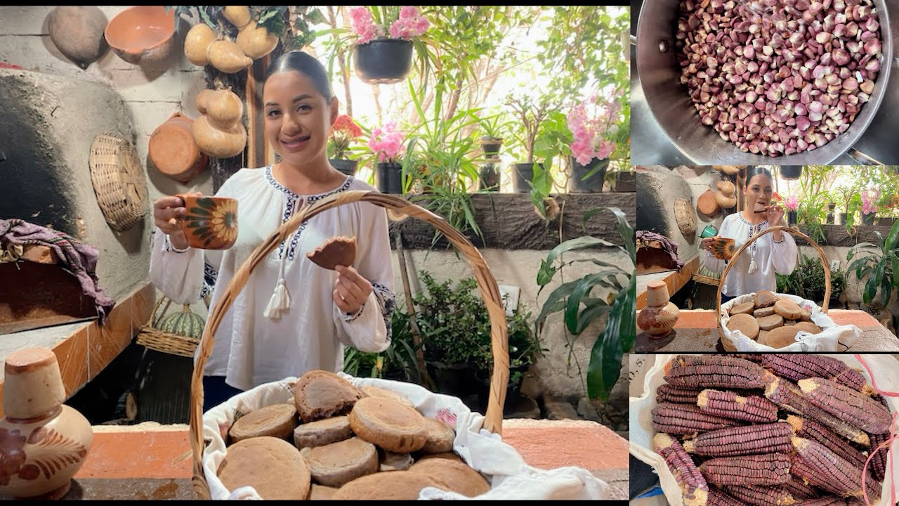Receta de deliciosas GORDITAS DE HORNO de maíz morado 🌽🍞