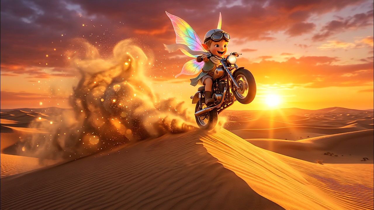Fast & Fairy-ous V2 : Sand & Sulf- Riding a Motorcycle Through Desert and Beach !