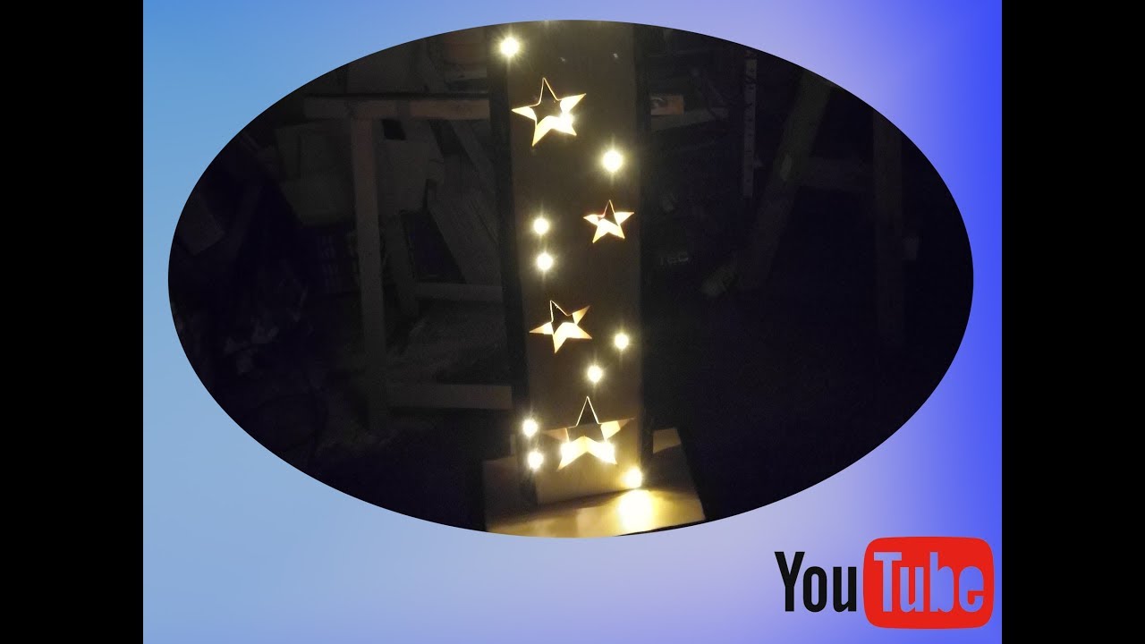 Der Hölzerne Sternen - Aufsteller - Holzstelen - Das Stern Brett - Teil 1/2 vom 10/2017