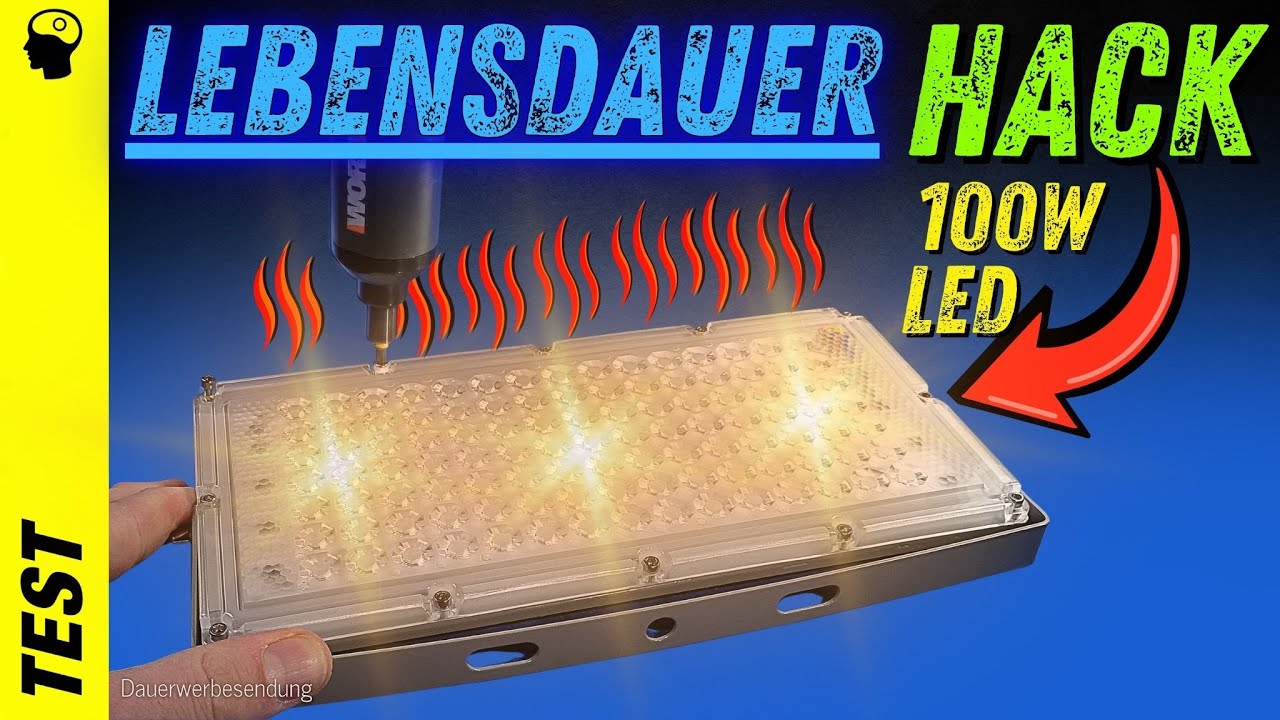 Verbesserungswürdig: 100W LED Strahler