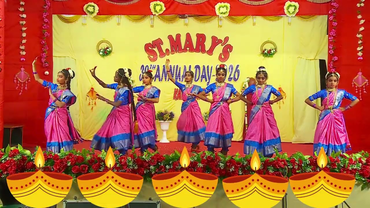 Bharatanatyam  – “இயற்கையின் அழகினில் உனைக் காண்பேன்”-39th Annual Day  2026- St. Mary's Kariyapatti