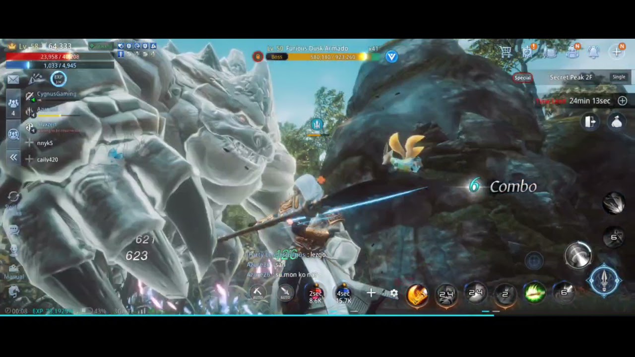 MIR 4 (PH) - Myriad Needle Quest - Furious Dusk Armado Fight