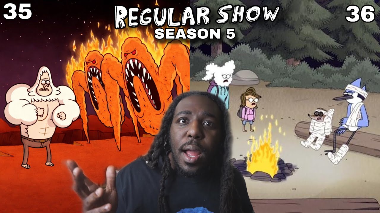 SO SKIPS FIGHTIN CHICKEN WINGS BRUH‼️😂 | Regular Show season 5 ( Episode 35, 36 ) 