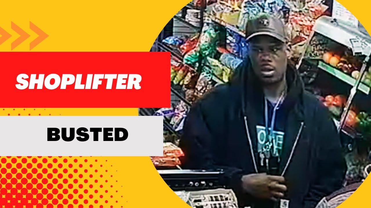 Shoplifter Caught in the Act