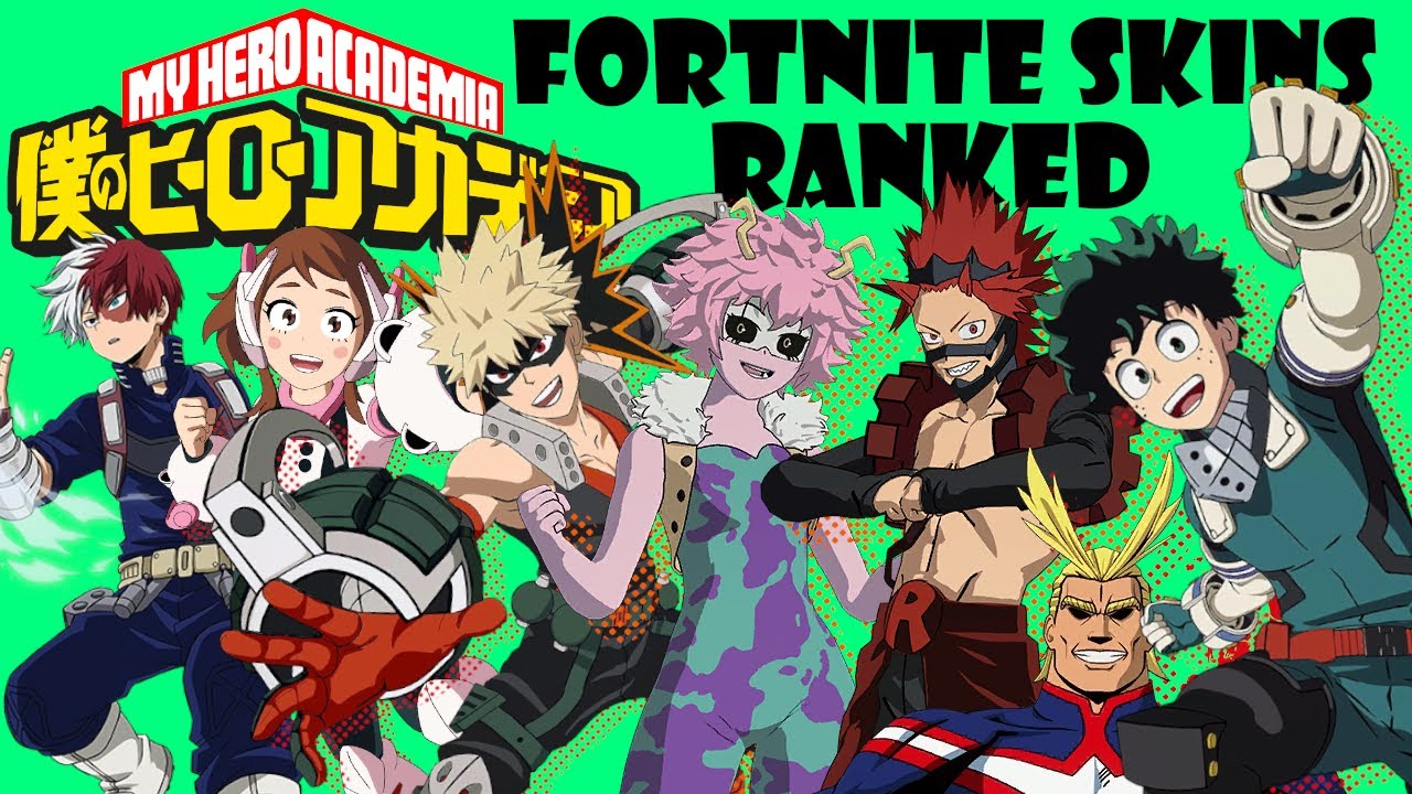 Every My Hero Academia Skin in Fortnite RANKED (2023)
