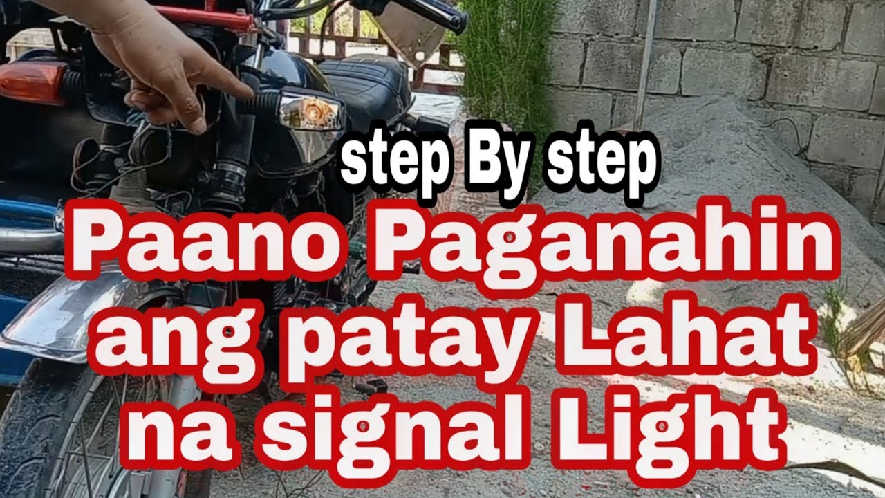 Biglang Nawalan ng Signal Lights At Hazard Step By step Kung pano ayusin