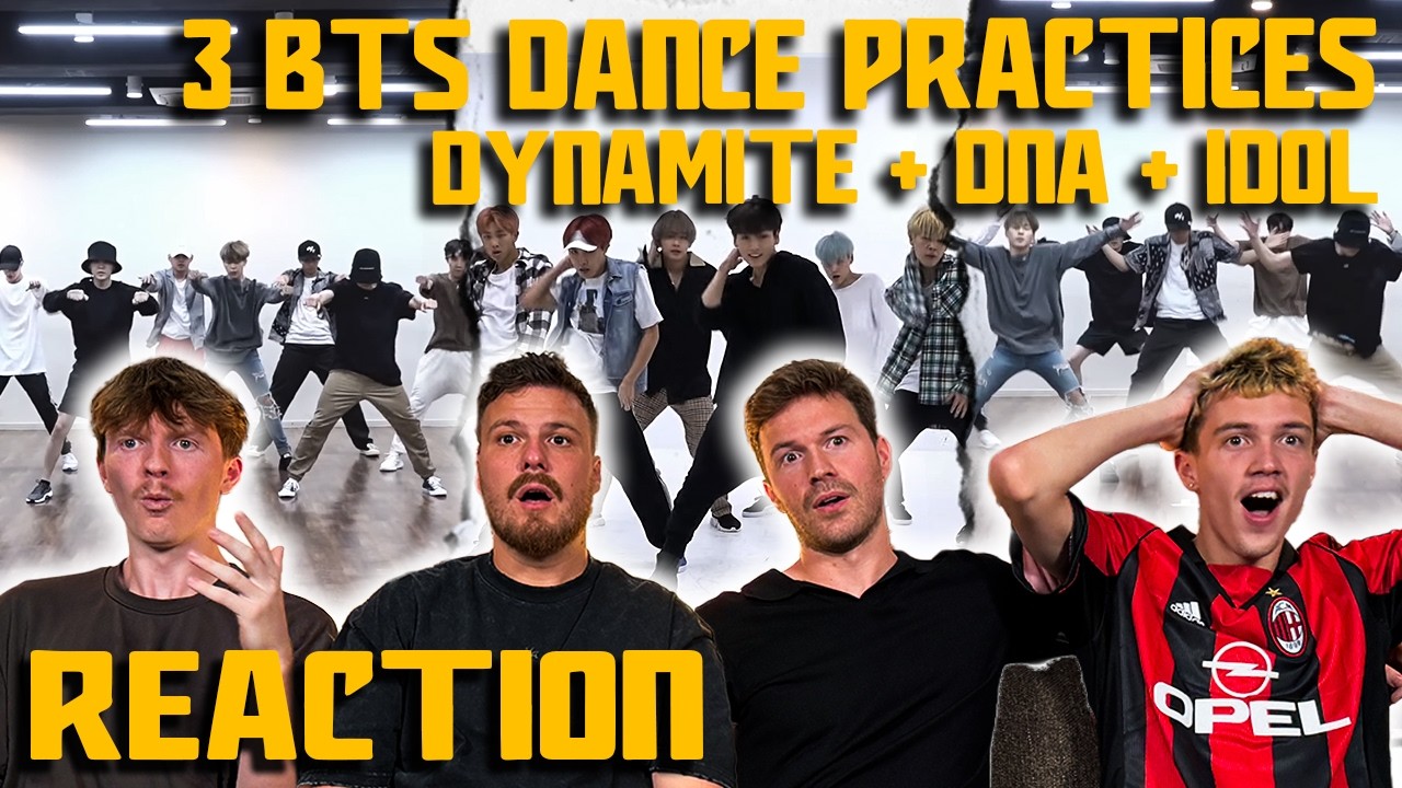 BROTHERS FIRST TIME EVER WATCHING BTS DANCE PRACTICES!
