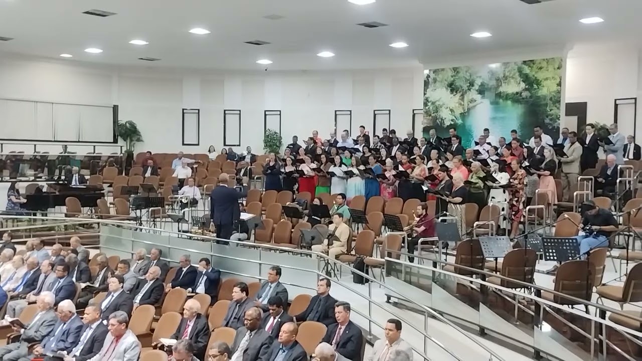 Louvor da harpa cristã na igreja sede da igreja Assembléia de Deus de Cuiabá Mato Grosso #oscarmt