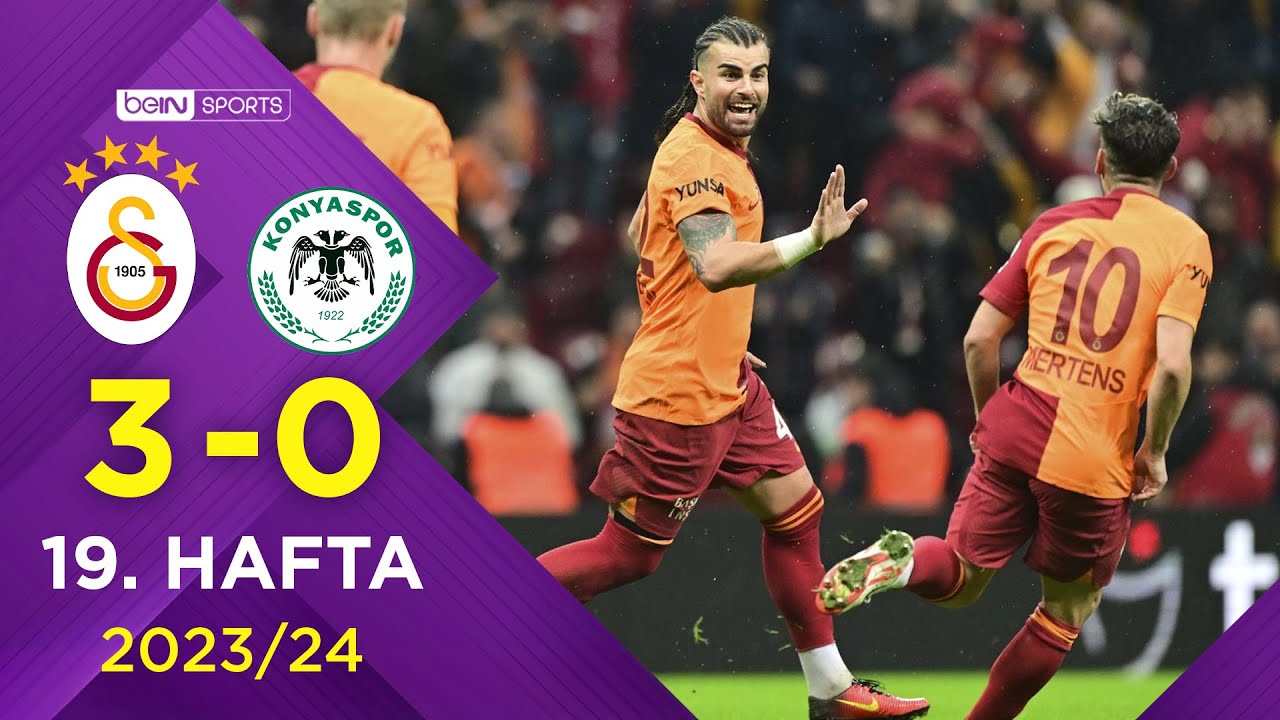 Galatasaray (3-0) T. Konyaspor | 19. Hafta - Trendyol S&uuml;per Lig 2023/2024