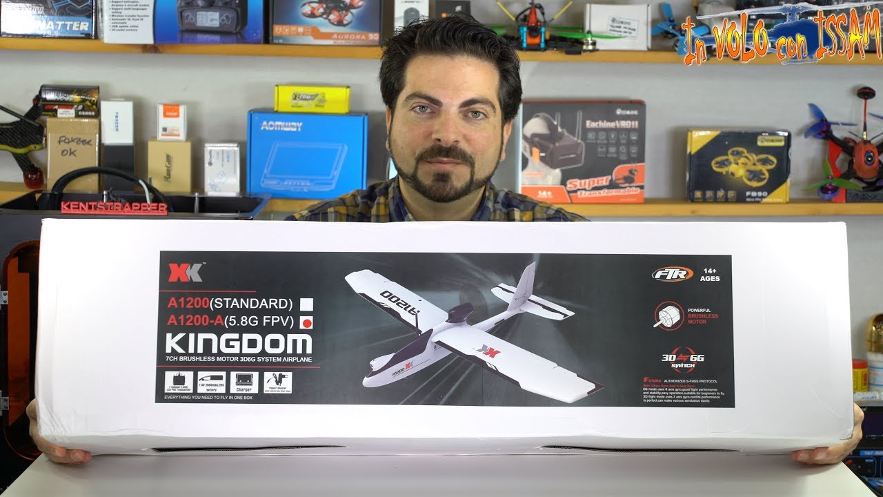 MI SONO INNAMORATO! XK A1200 - Aereo Aliante per FPV Seriamente pronto al volo!  Parte 1