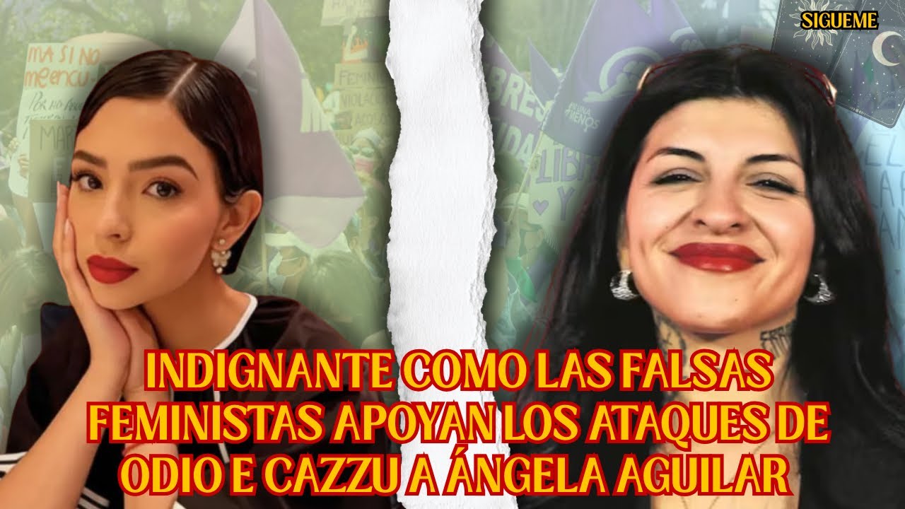 Indignante coomoo las FALSAS FEMINISTA apoyan los ataques de odio de Cazzu a Angela Aguilar