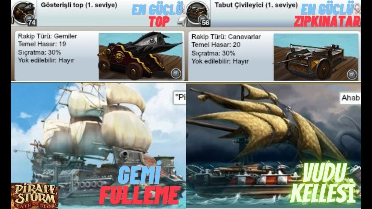 Pirate Storm Türkçe (Bölüm 3) / Vudu Kellesi Haritasında Hesap Fulleme / 2022