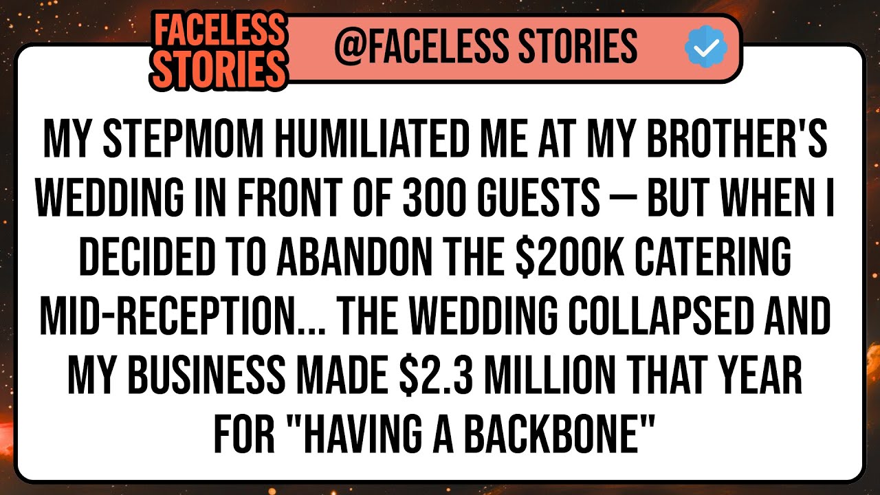 My Stepmom HUMILIATED Me At My Brother's Wedding In Front Of 300 Guests — But When I Decided To ...