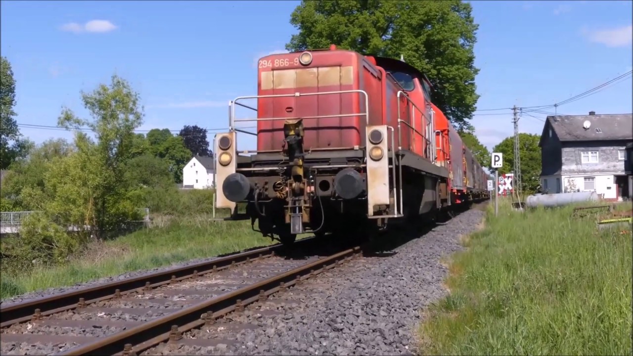3 technisch ungesicherte Bahnübergänge auf der Holzbachtalbahn