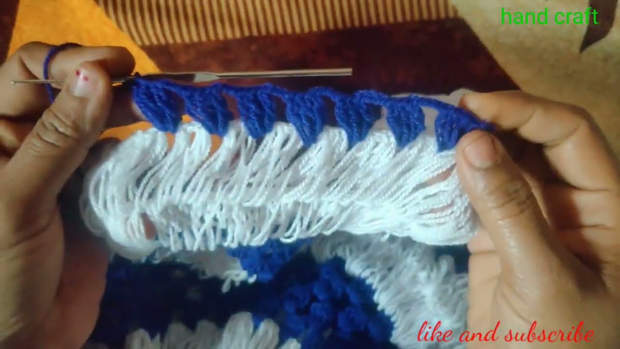Thal posh design banana sikhe | woolen design | New thal posh design | hand hanging