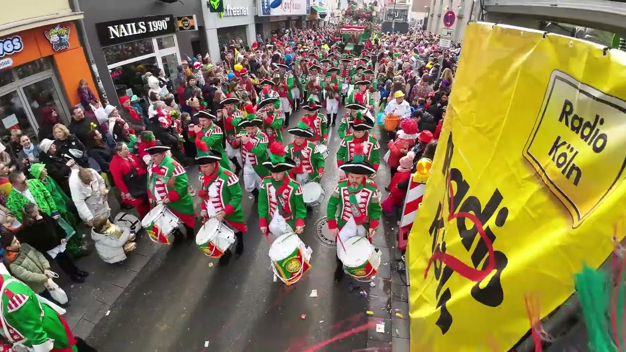 BTK Königshoven 1911 Mer losse de Dom in Kölle (1) Karneval Köln Rosenmontagszug 2024
