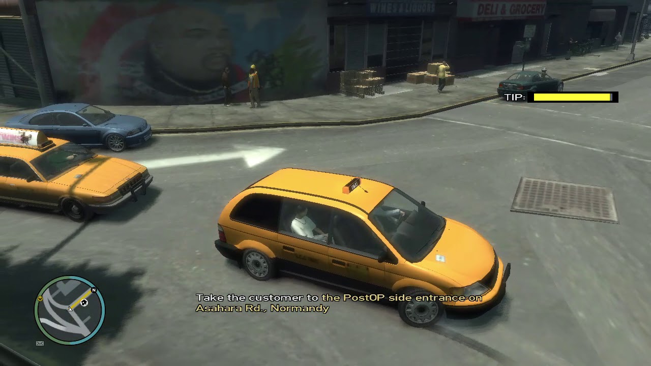 GTA IV gameplay becoming taxi driver #gta4 #taxidriver #rockstargames 