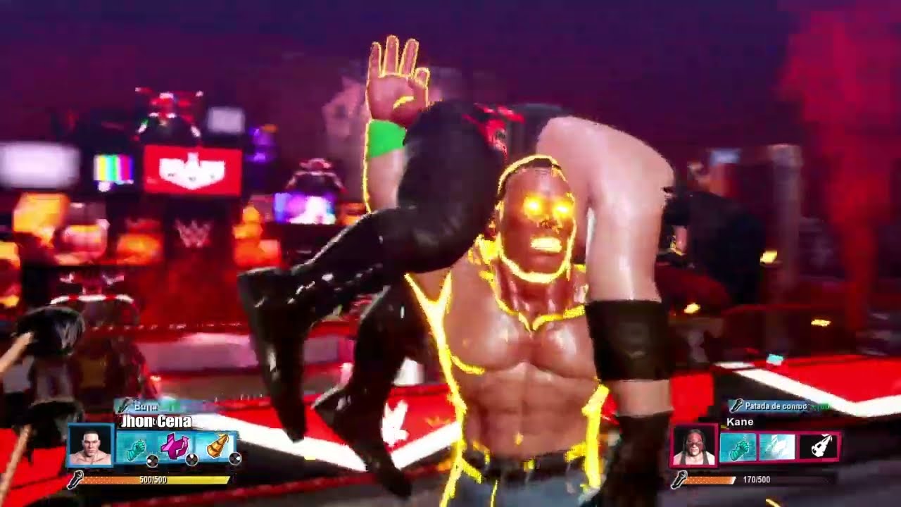 Jhon Cena Vs Kane  - WWE 2k Battlegrounds - MAX AI
