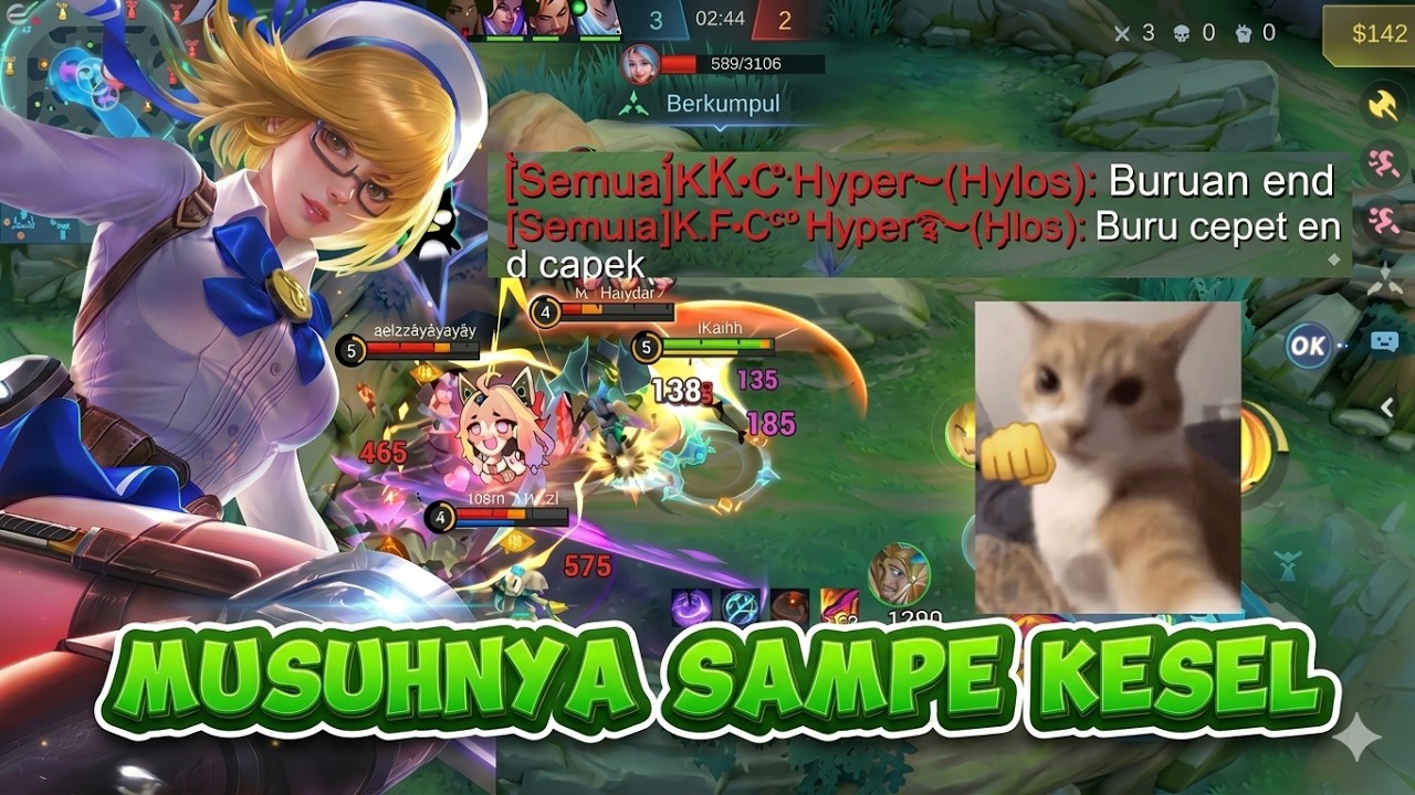 GOKIL!! FANNY 2 MENIT MANIAC | GAMEPLAY MOBILE LEGENDS