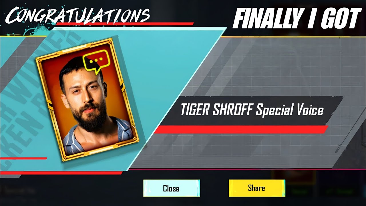 Bgmi Tiger Lucky Spin Crate Opening | Tiger Shroff Voice Pack In Bgmi | Bgmi New Update Event
