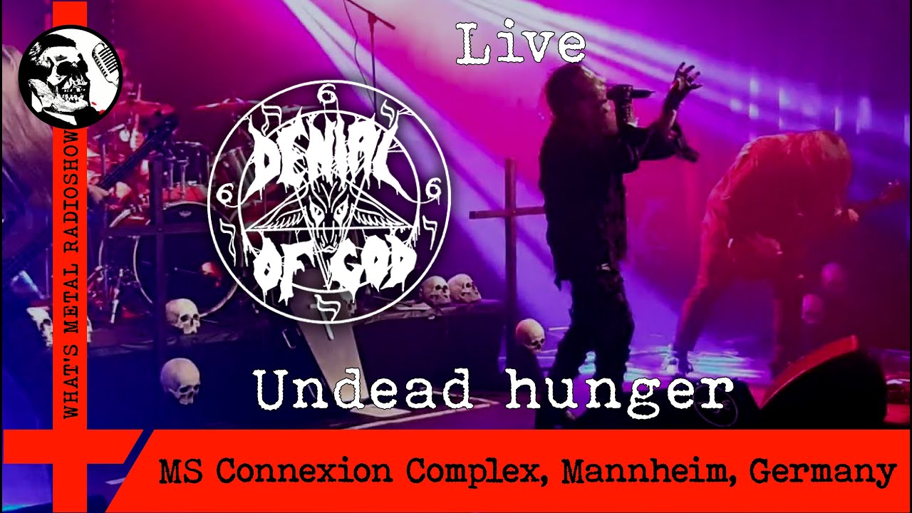 Live DENIAL OF GOD (Undead hunger) 2022 - Sinister Howling VI, Mannheim, Germany, 28 May