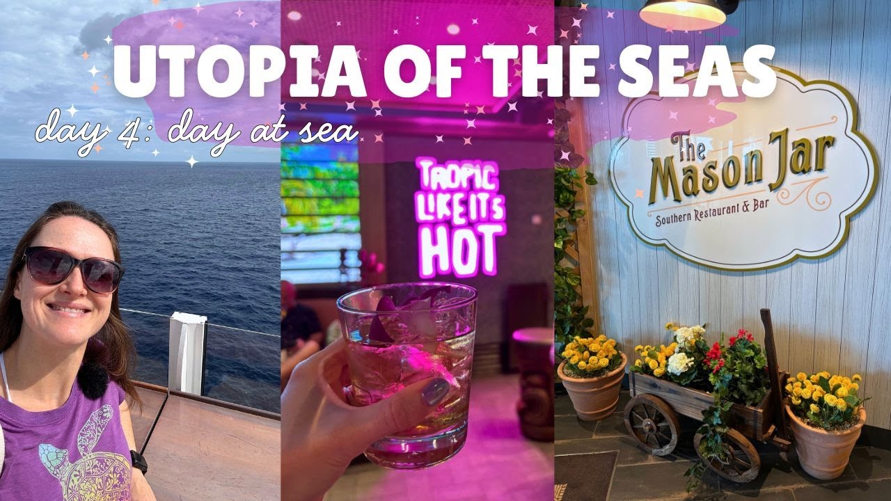 День в море на лайнере Utopia of the Seas | Слишком много народу? | Дегустация рома, ужин в банка...