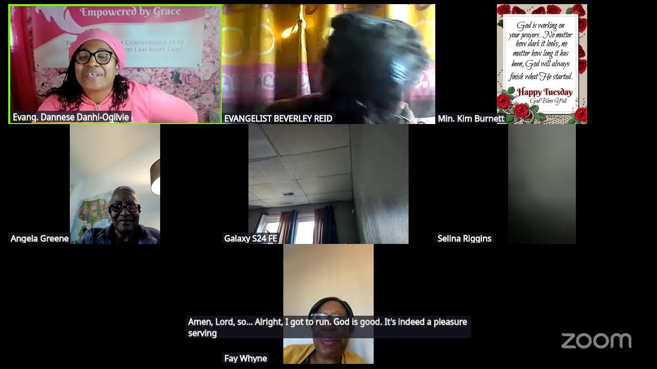 Women Empowered by Grace Mid-day Meditation with Evang. Dannese Danhi-Ogilvie