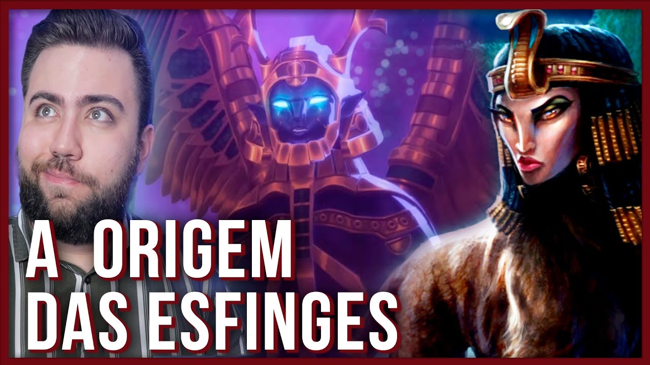 A ORIGEM DOS MONSTROS COM ENIGMAS: DE ONDE VIERAM AS ESFINGES e O QUE SIGNIFICAVAM? | MITOLOGIAS