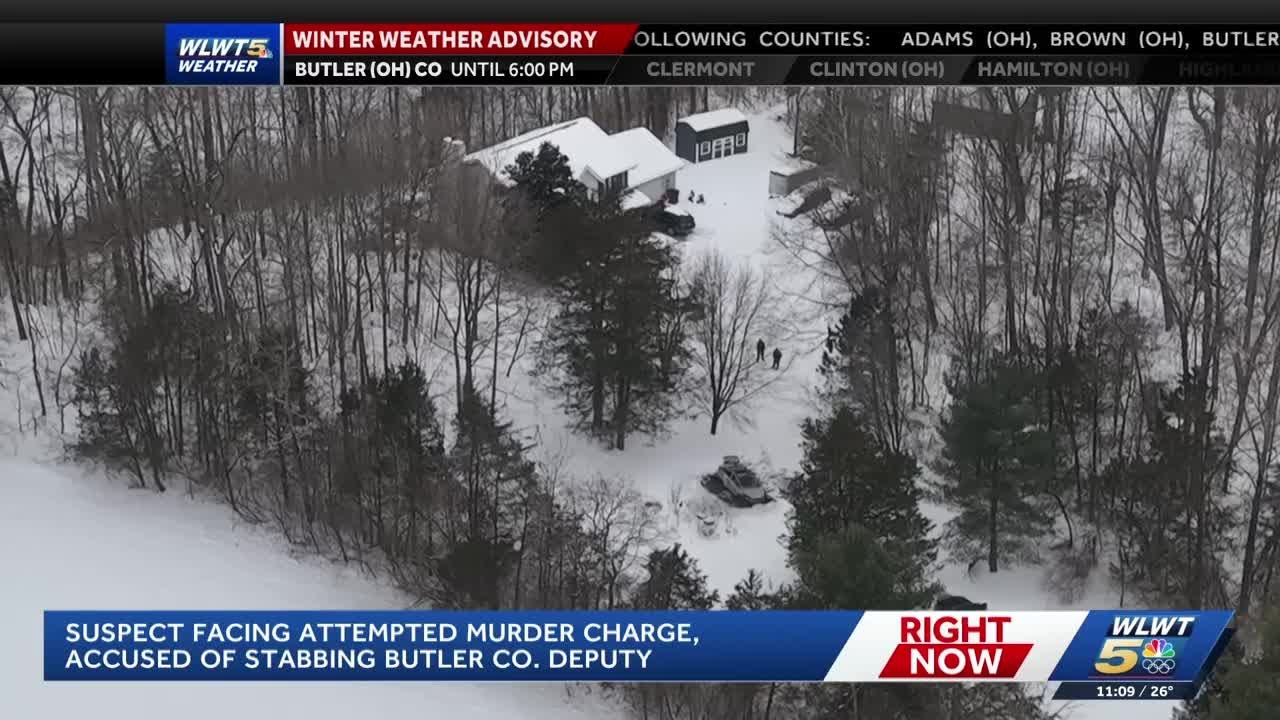 Suspect charged with attempted murder after deputy stabbed in Butler County