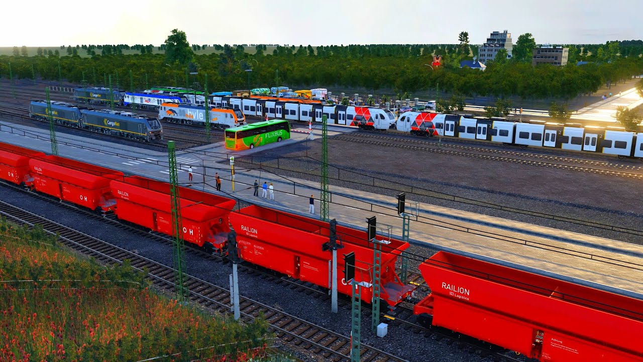 Transport Fever 2: Der Bahnübergang Teil 774