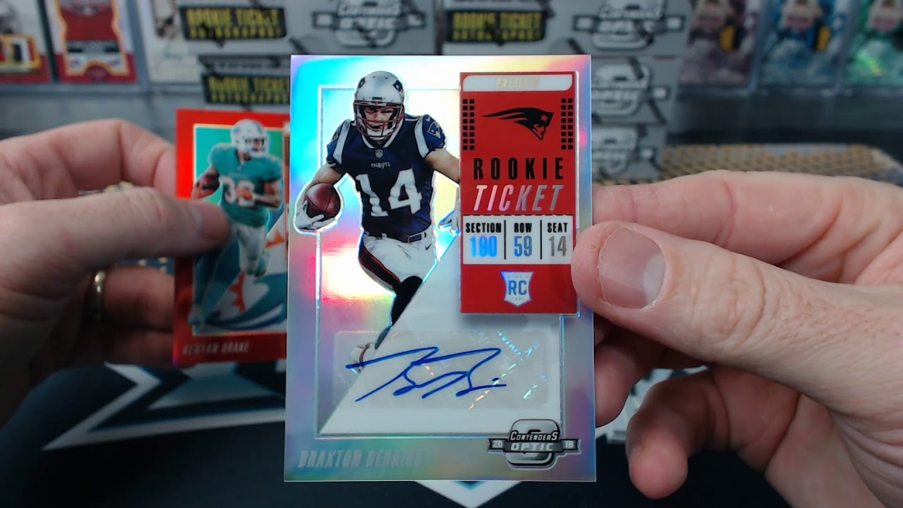 2018 Panini Contenders Optic Football 10 Box Case Break #1