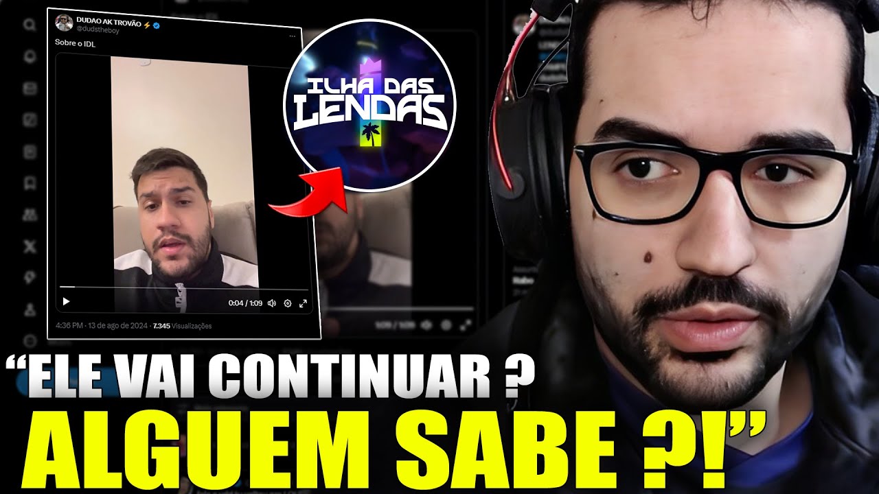 Duds se pronuncia sobre IDL e Takeshi comenta pool da Loud