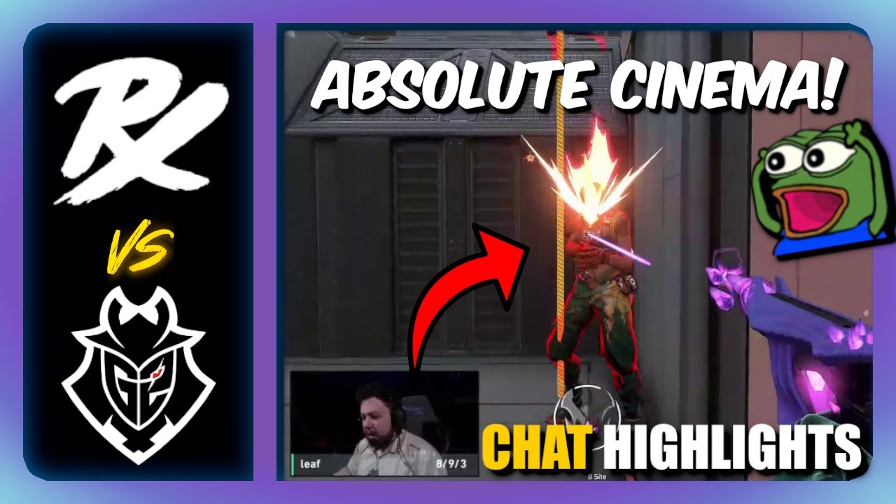 CHAT REACTS to G2 vs PRX - VALORANT HIGHLIGHTS | VCT MASTERS TORONTO 2025