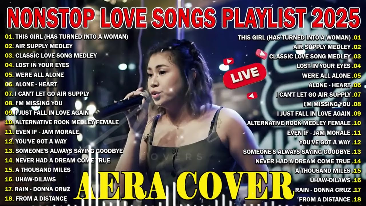 Aera Covers Best Oldies Nonstop Opm Female Hits Medley | Lost In Your Eyes, Air Supply Medley Songs