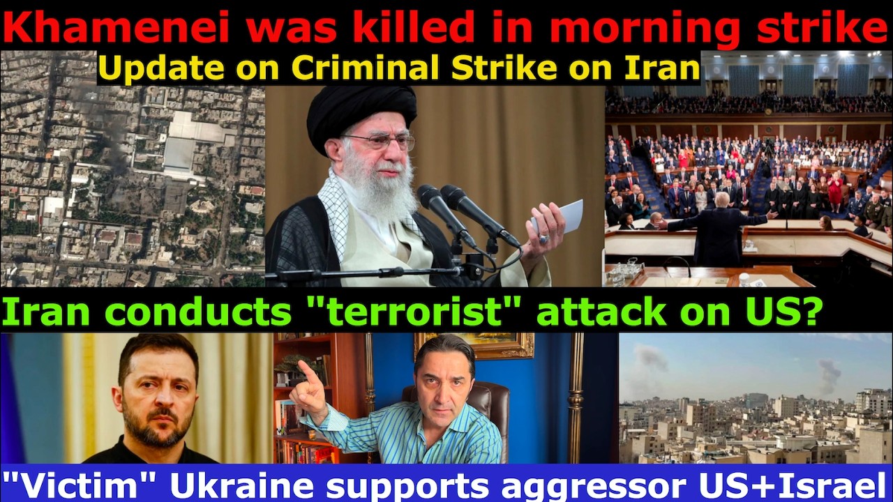 Khamenei's Palace destroyed. 200 Israeli jets attack. Zelensky supports aggression. US congress game
