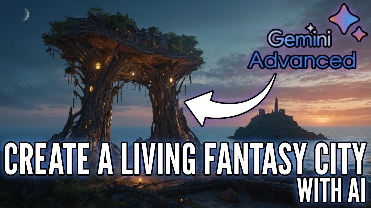 Creating a LIVING Fantasy City with AI: From Concept to Culture