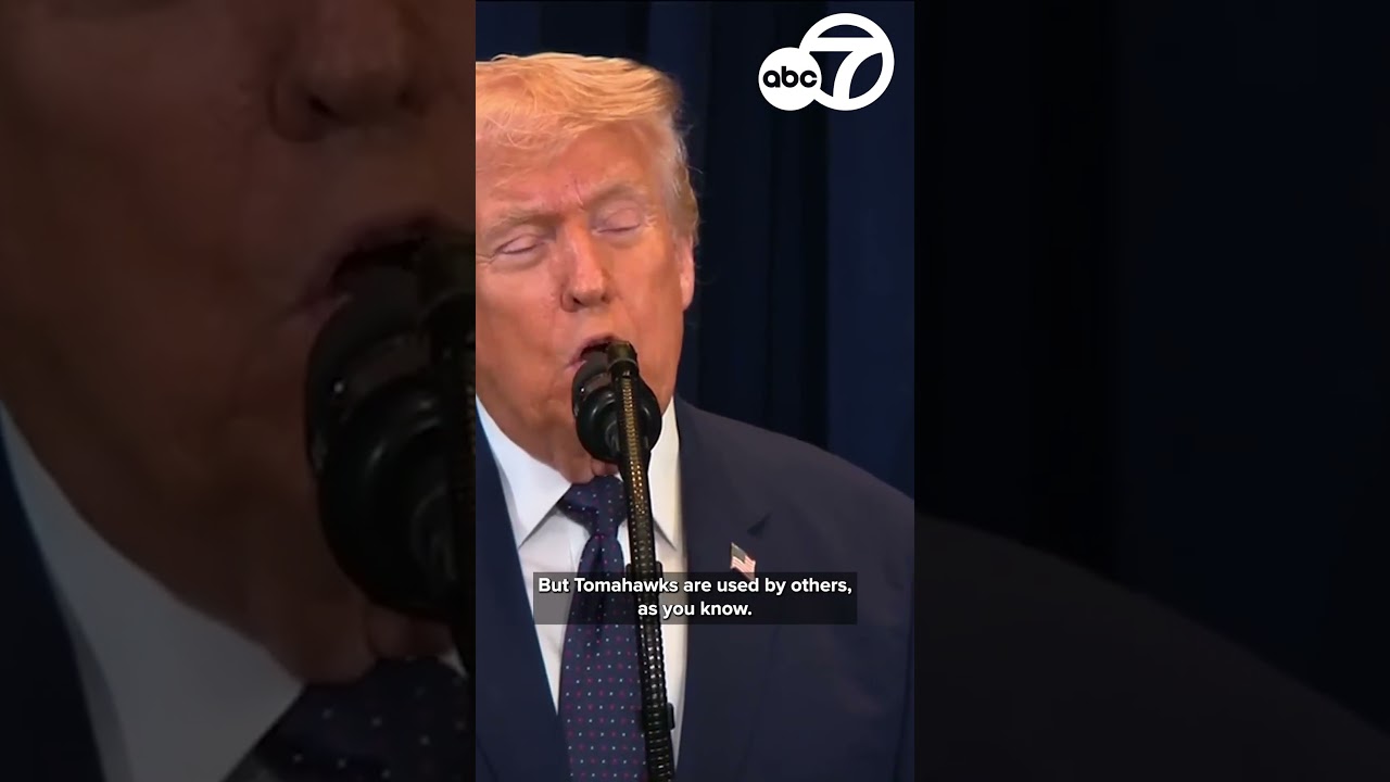 President Trump talks about Tomahawk missiles that hit school on first day of Iran conflict