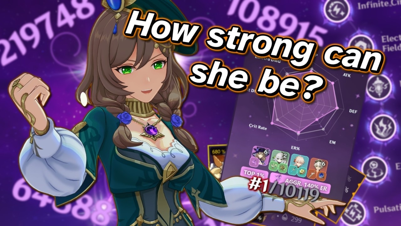 How good is the NUMBER ONE Lisa in Genshin Impact?