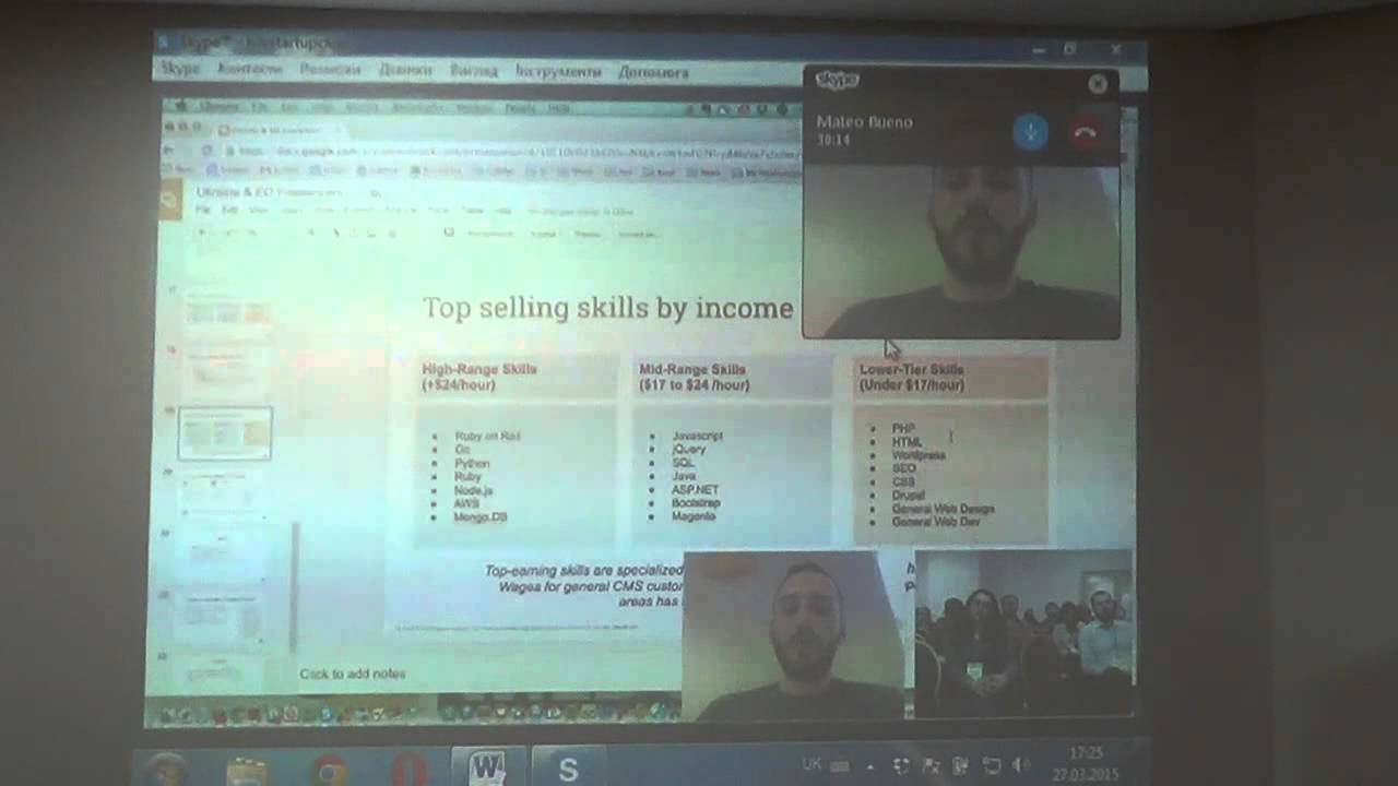 Lviv Freelance Forum 2015. Mateo Bueno &ldquo;Ukraine & Freelancing on Elance/oDesk&rdquo;