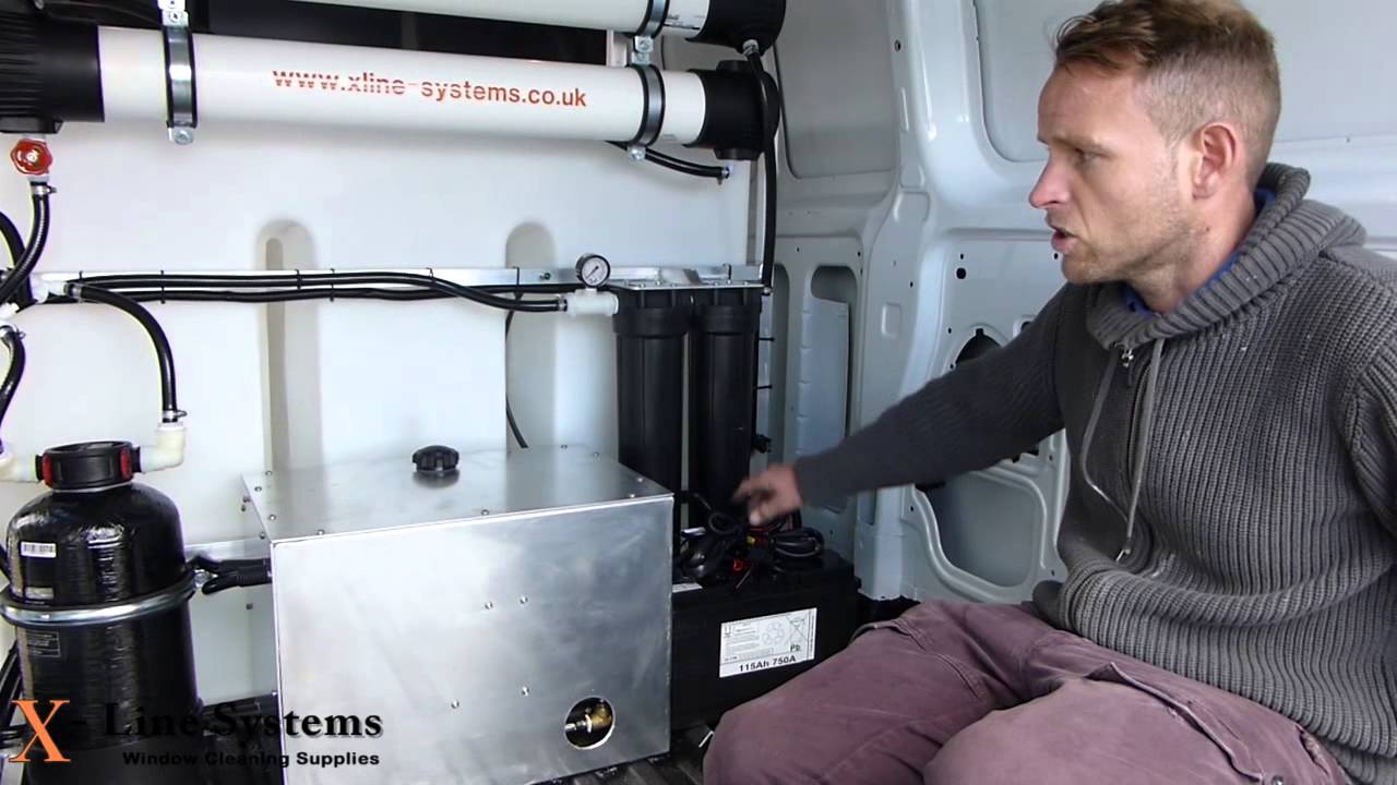 800ltr Diesel Hot Water Van System Installed into a 2013 Custom Ford Transit