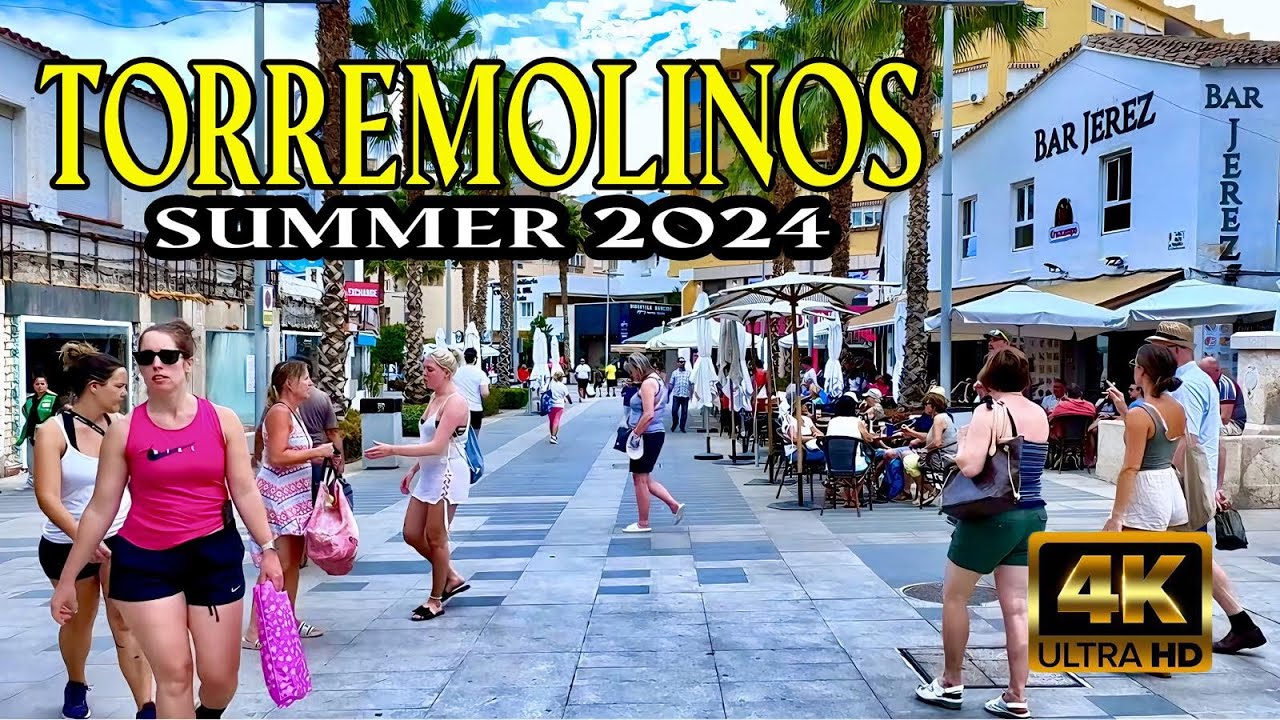 Torremolinos Spain Charming Town Summer 2024 | costa del sol malaga Andalusia [4k]
