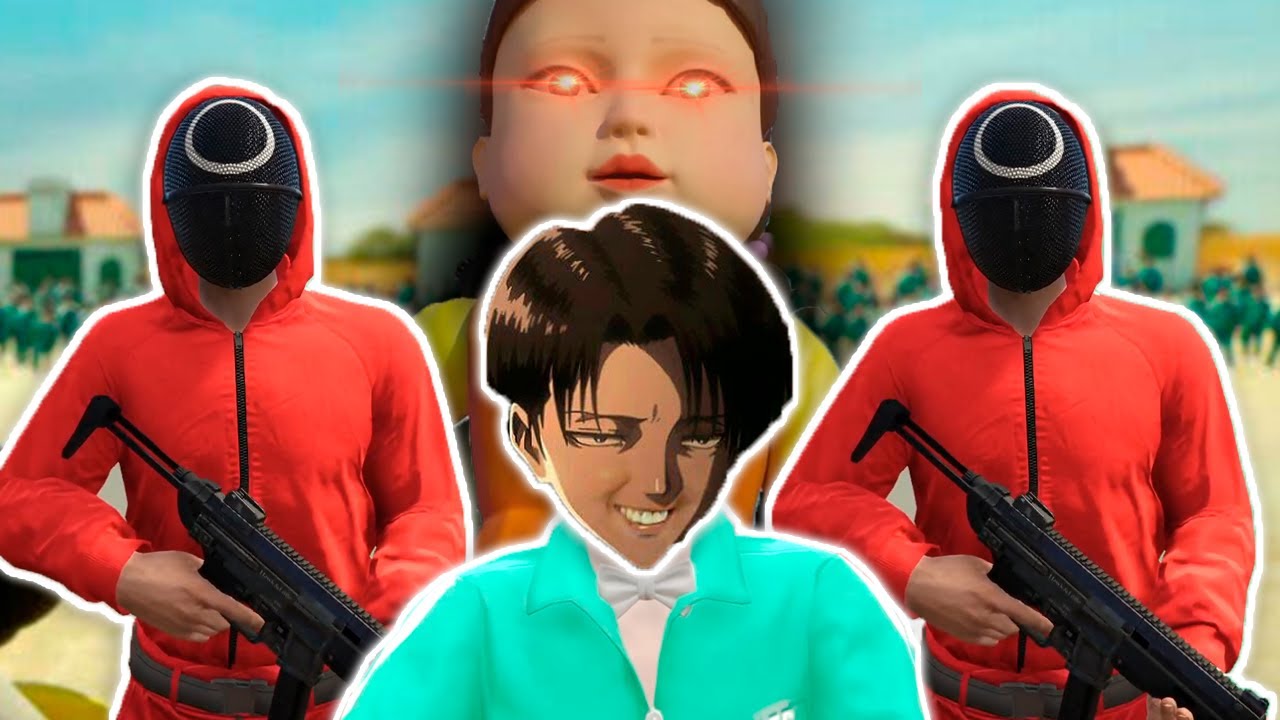 LEVI EN EL JUEGO DEL CALAMAR 😨