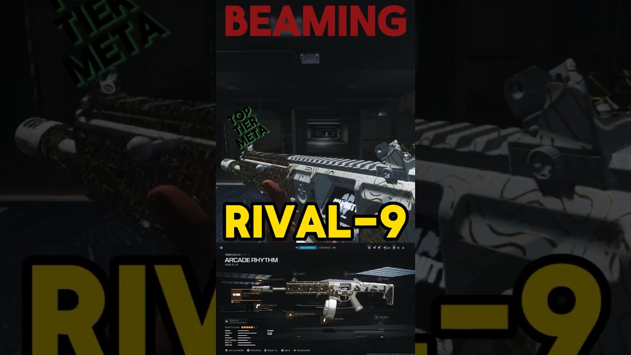 this RIVAL-9 build is BEAMING in MW3 WARZONE!😤| Best Class Setup |#warzone #gaming #cod #shorts