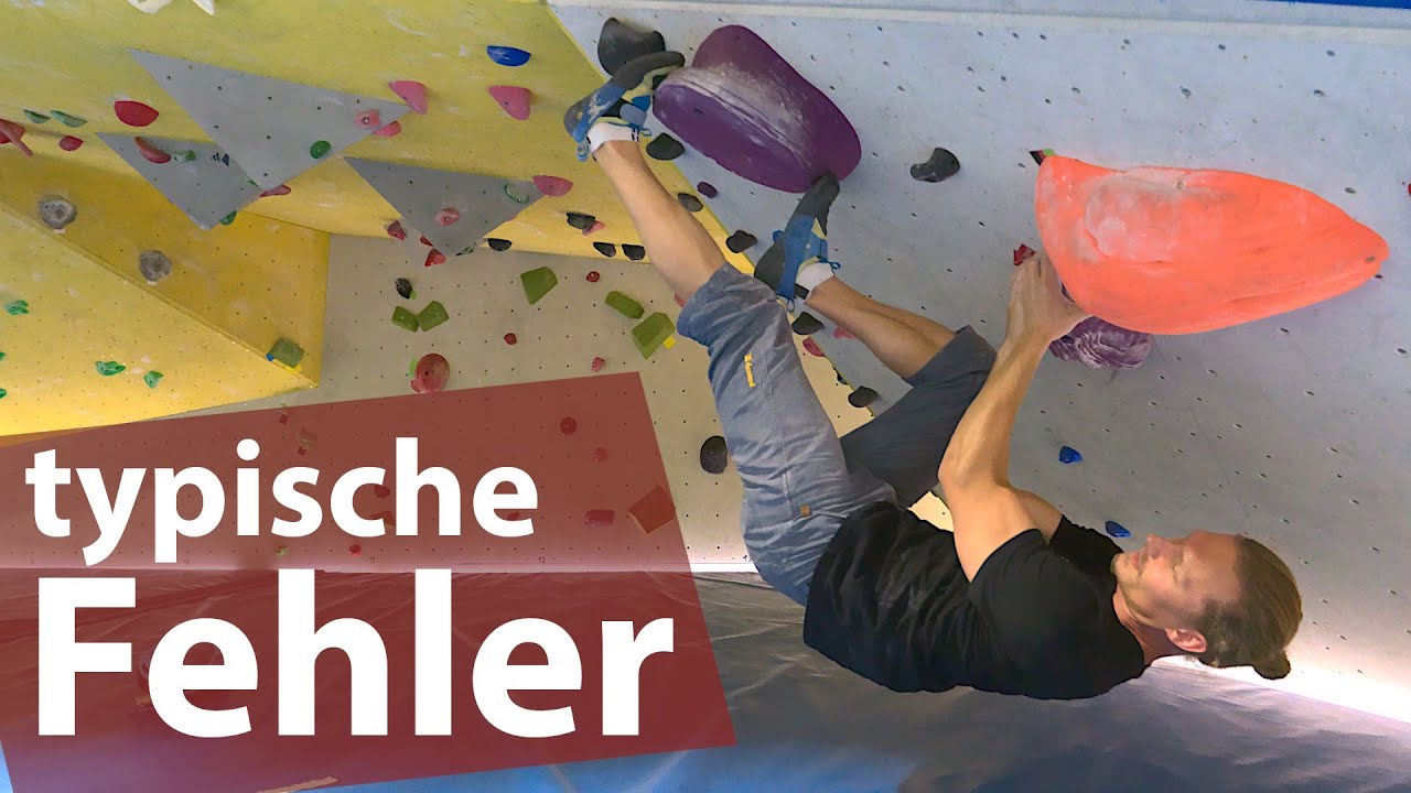 Kletterfallen: drei typische Fehler bei Standardzügen