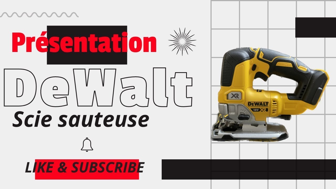 🟡 Présentation et test de la scie sauteuse DCS334 DeWALT
